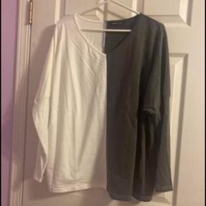 Shein Two tone Drop should tee